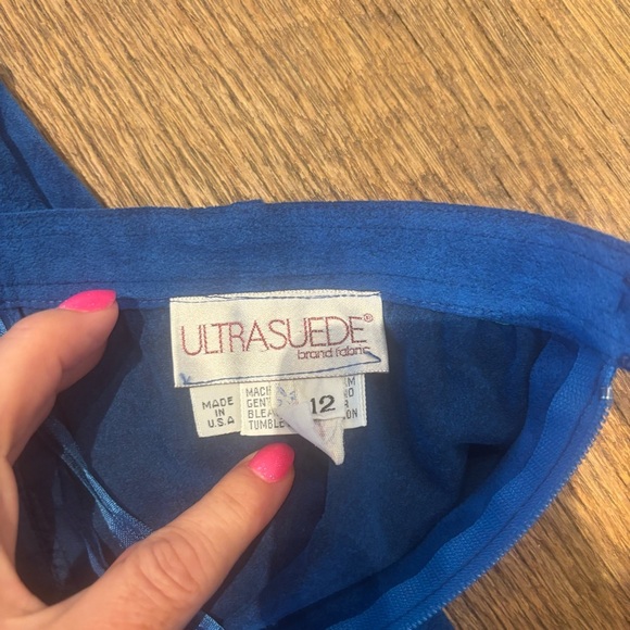 Vintage Nat Kaplan Couture Ultrasuede skirt vintage size 12 - Picture 3 of 4